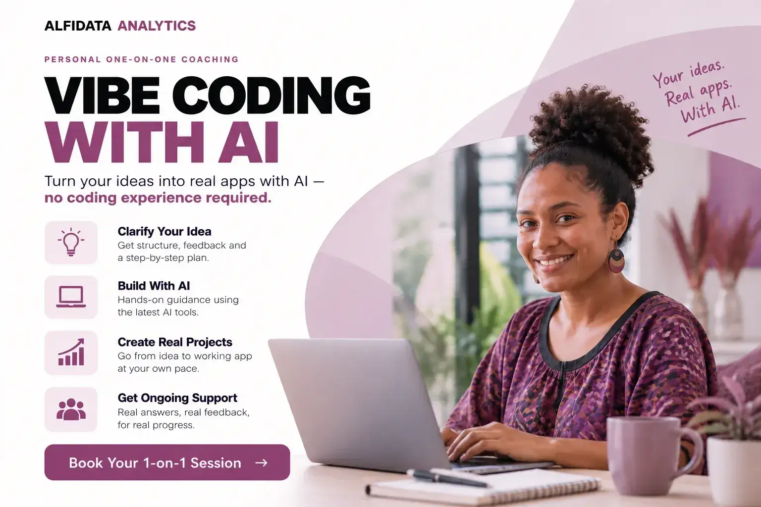 Learn how to build your websites and applications with AI